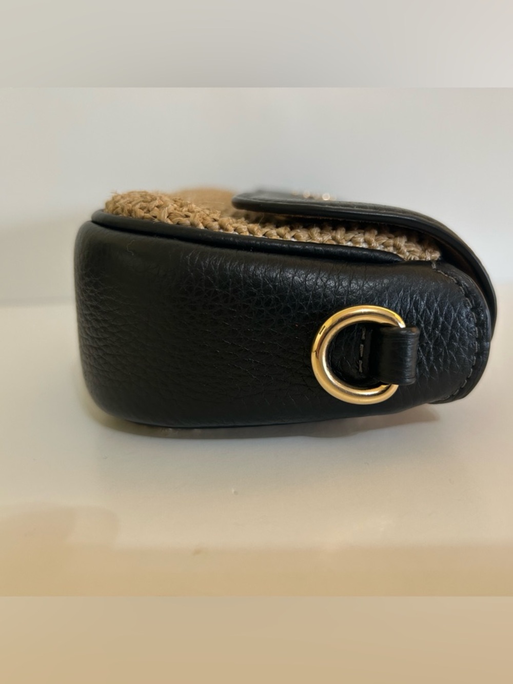 Coach Hailey FlapBag Crossbody Toast/Black Gold Hardware Can69 - Picture 5 of 11